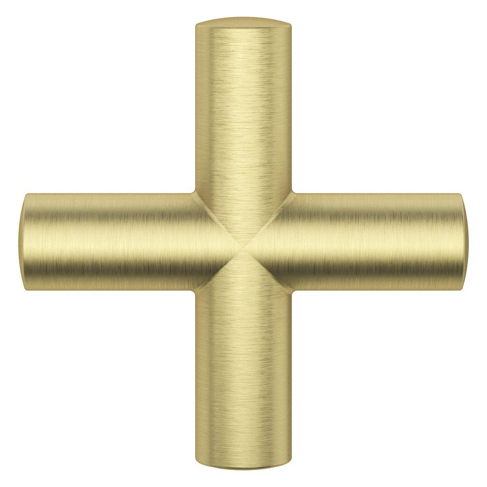 Pfister Brushed Gold 2-5/16 in. Metal Cross Handle 