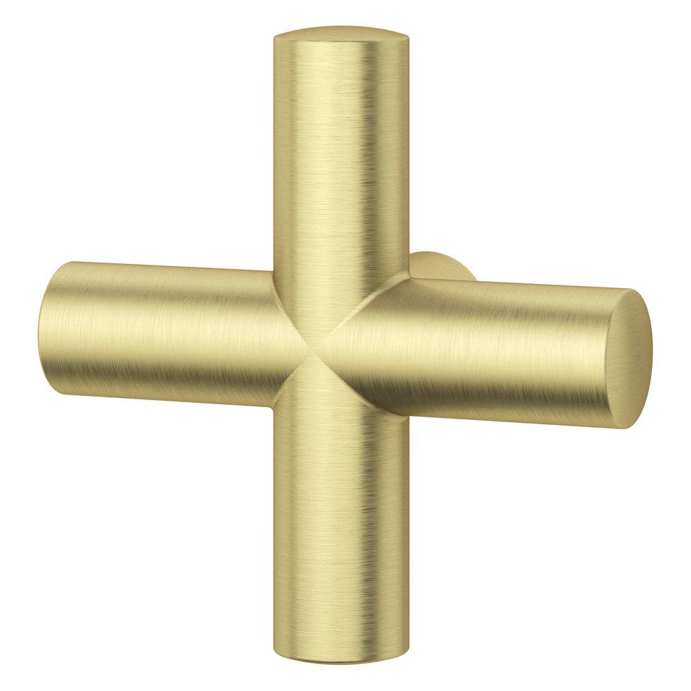 Pfister Brushed Gold 2-5/16 in. Metal Cross Handle 