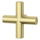 2-5/16 in. Metal Cross Handle in Brushed Gold