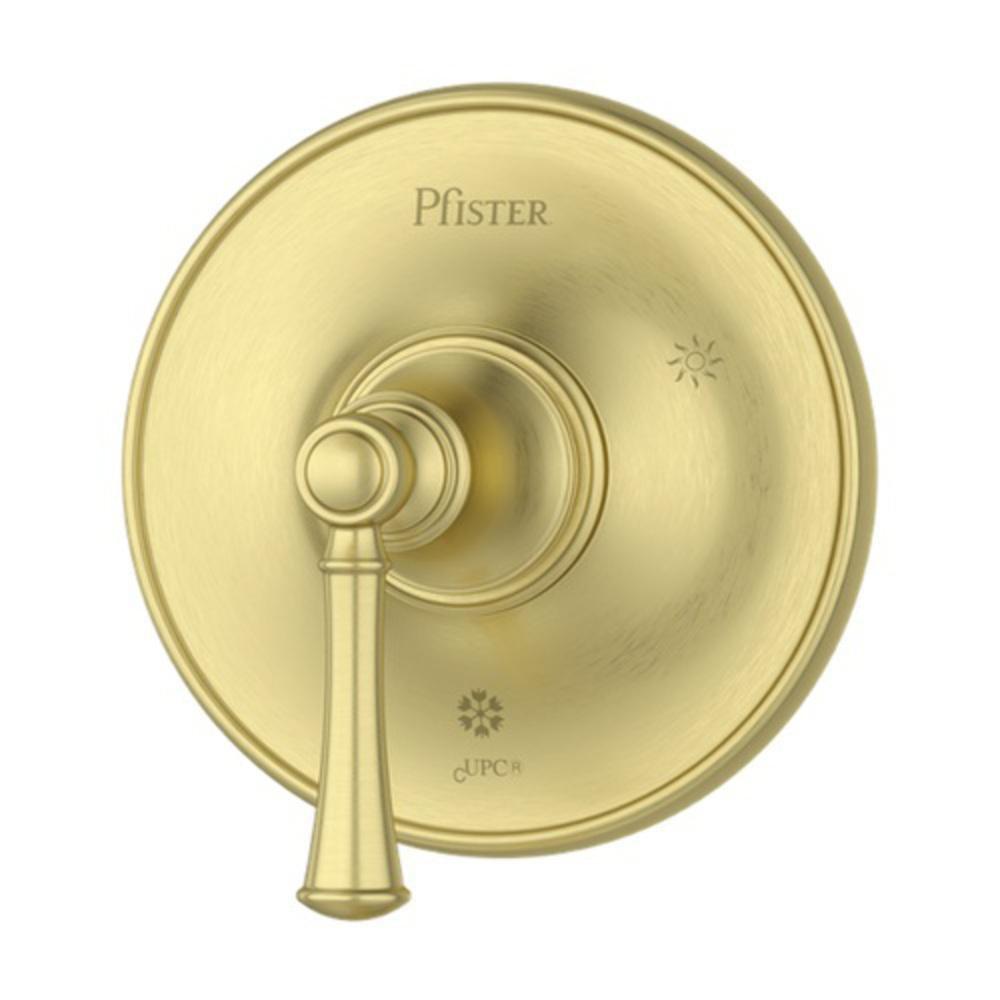 Pfister Brushed Gold Single Handle Bathtub & Shower Faucet (Trim Only) 