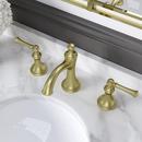 Pfister Brushed Gold Two Handle Widespread Bathroom Sink Faucet 