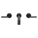 Pfister Matte Black Two Handle Widespread Wall Mount Bathroom Sink Faucet 