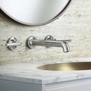 Pfister Polished Chrome Two Handle Widespread Wall Mount Bathroom Sink Faucet 