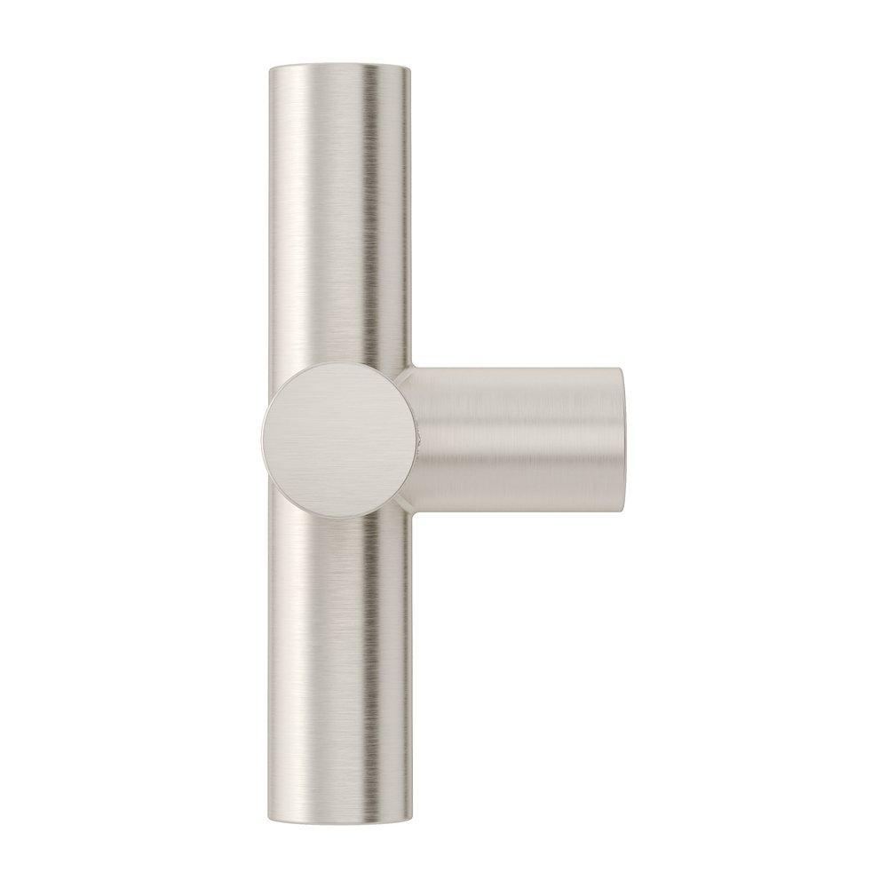 Pfister Brushed Nickel 3-1/8 in. Metal Cross Handle 
