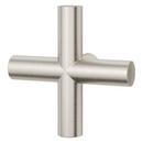 Pfister Brushed Nickel 3-1/8 in. Metal Cross Handle 