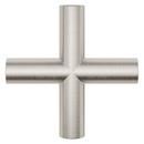 Pfister Brushed Nickel 3-1/8 in. Metal Cross Handle 