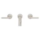 Pfister Brushed Nickel Two Handle Widespread Wall Mount Bathroom Sink Faucet 