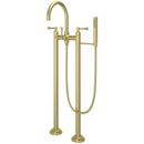 Pfister Brushed Gold Two Handle Cross Floor Mount Filler 