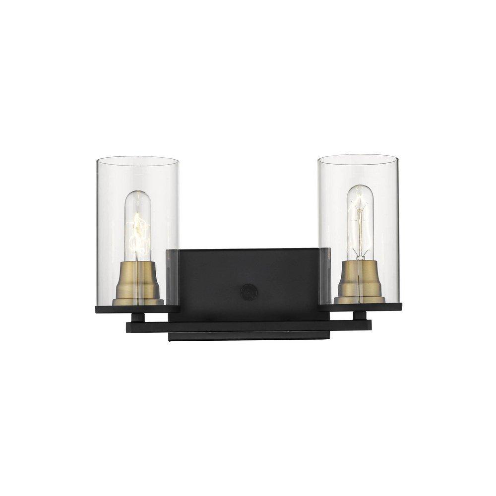 Millennium Lighting Matte Black/Heirloom Bronze Vanity Fixture in Matte Black/Heirloom Bronze 