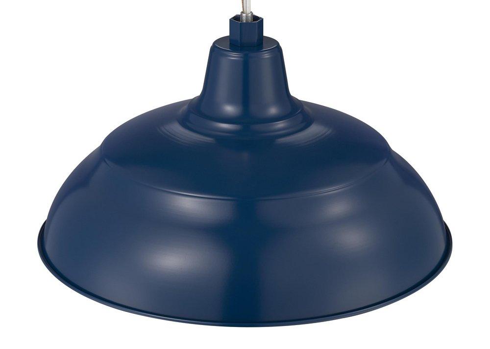Millennium Lighting Navy Blue 9-1/4 in. 200W 1-Light Pendant 