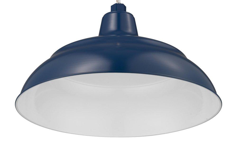 Millennium Lighting Navy Blue 9-1/4 in. 200W 1-Light Pendant 