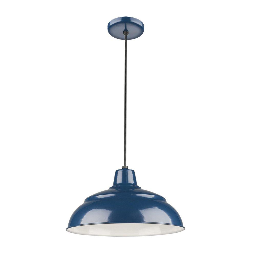 Millennium Lighting Navy Blue 200W 1-Light Medium E-26 Incandescent Pendant 