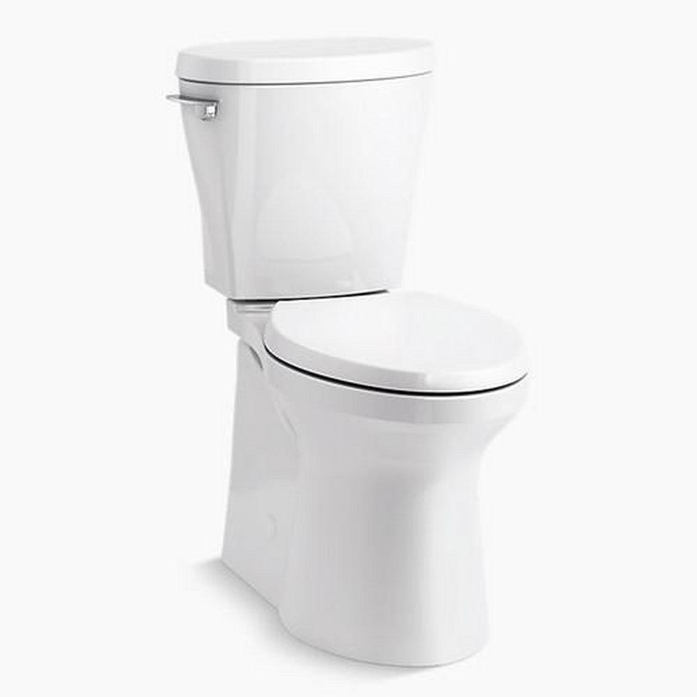 1.28 gpf Elongated Two Piece Toilet in White 