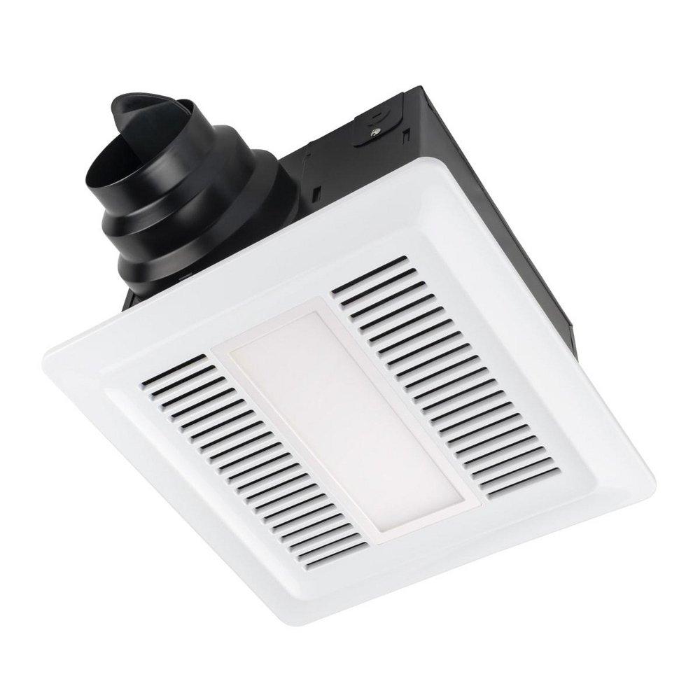 Miseno White Bathroom Exhaust Fan in White 