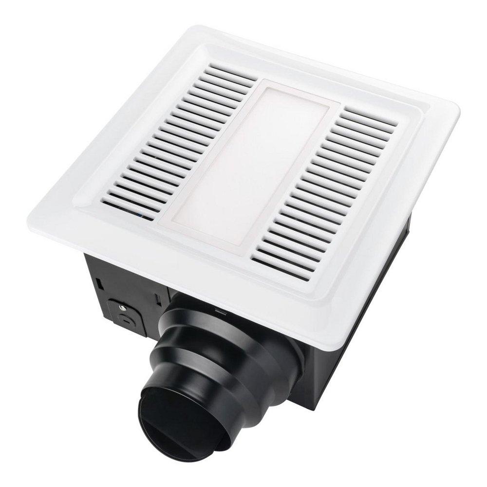 Miseno White Bathroom Exhaust Fan in White 