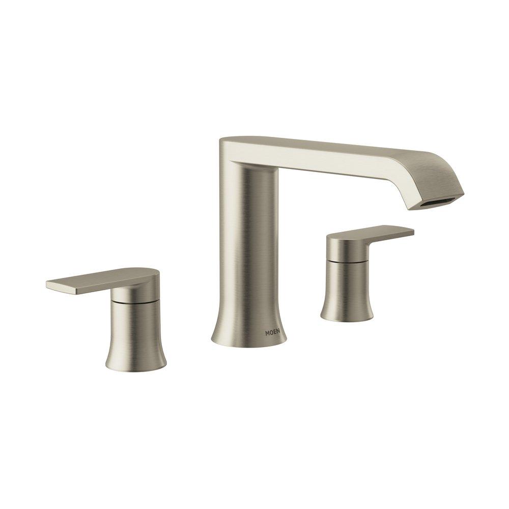 Moen Brushed Nickel Two Handle Roman Tub Faucets (Trim Only) 
