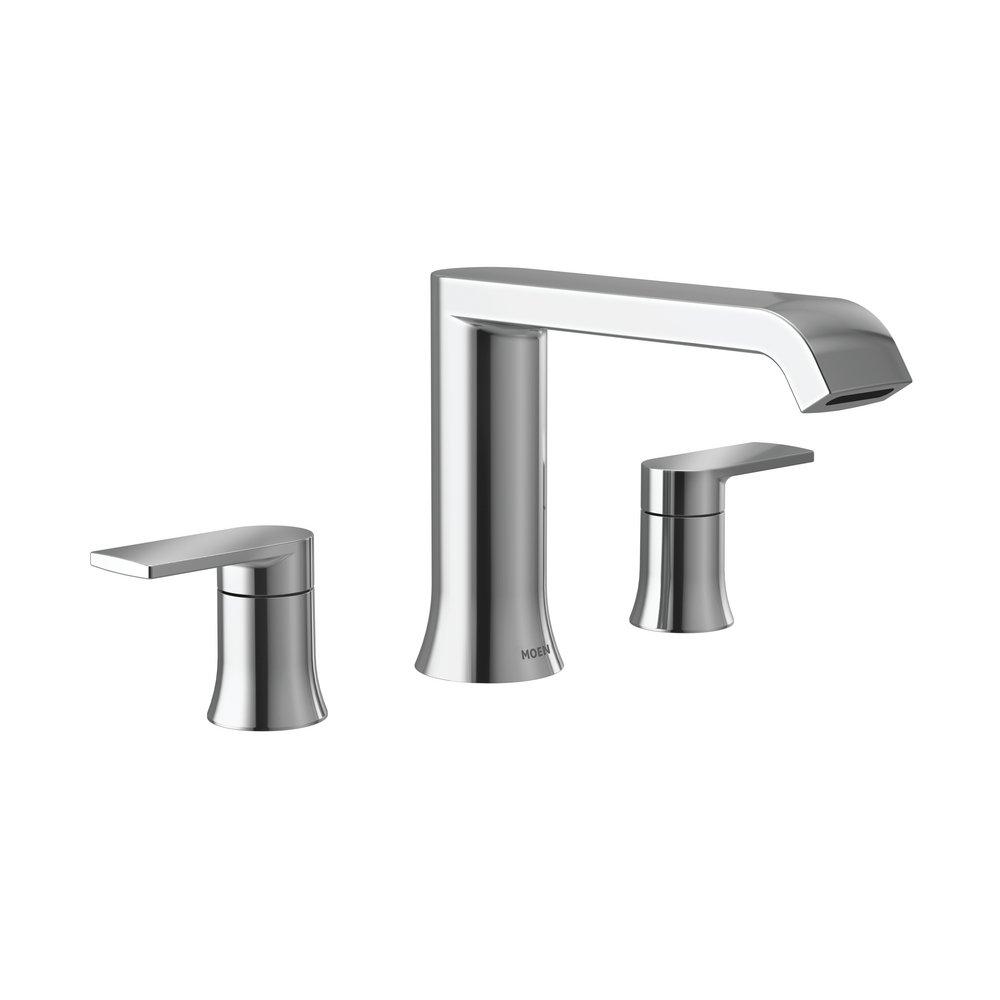 Moen Polished Chrome Two Handle Roman Tub Faucets (Trim Only) 