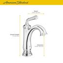American Standard Brushed Nickel Single Handle Centerset Bathroom Sink Faucet 