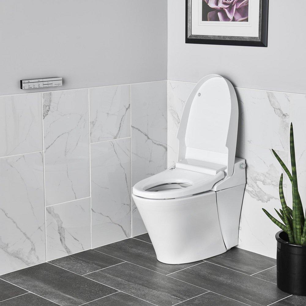 American Standard Alabaster White 1.32 gpf Elongated Bowl Toilet 