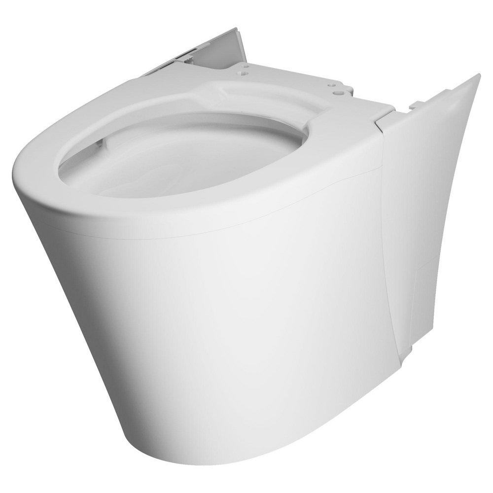 American Standard Alabaster White 1.32 gpf Elongated Bowl Toilet 