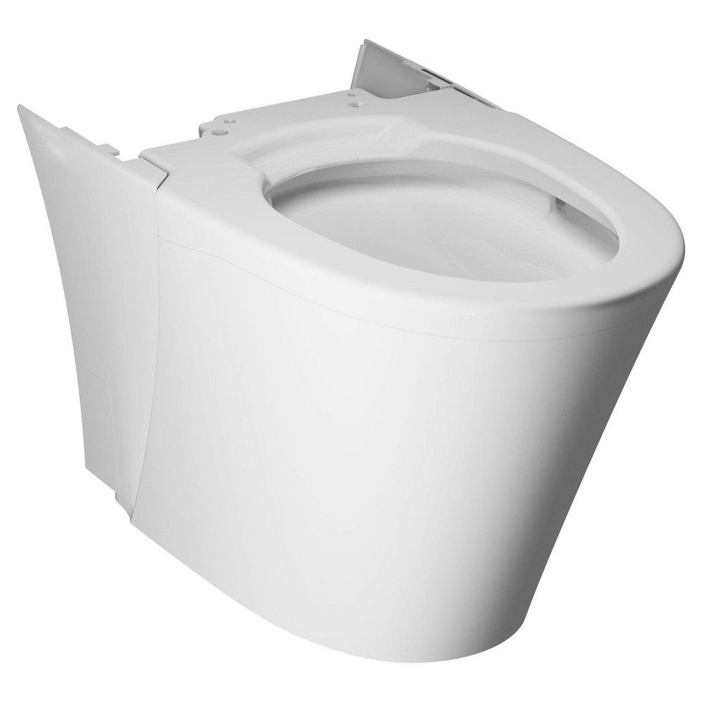 American Standard Alabaster White 1.32 gpf Elongated Bowl Toilet 