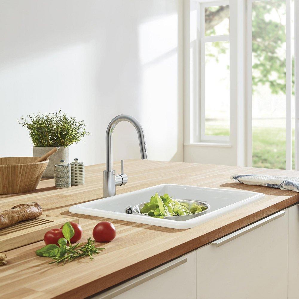 GROHE SuperSteel Infinity&trade; Single Lever Handle Bar Faucet 