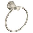 American Standard Brushed Nickel Round Closed Towel Ring 