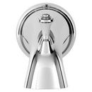 American Standard Polished Chrome 8 in. Metal Slip-On Tub Spout 