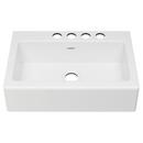 American Standard Brilliant White 33-1/16 x 22-3/16 in. Cast Iron Single Bowl Undermount Kitchen Sink in Brilliant White 