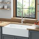 American Standard Brilliant White 33-1/16 x 22-3/16 in. Cast Iron Single Bowl Undermount Kitchen Sink in Brilliant White 