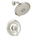 Single Handle Multi Function Shower Faucet in Polished Nickel (Trim Only)