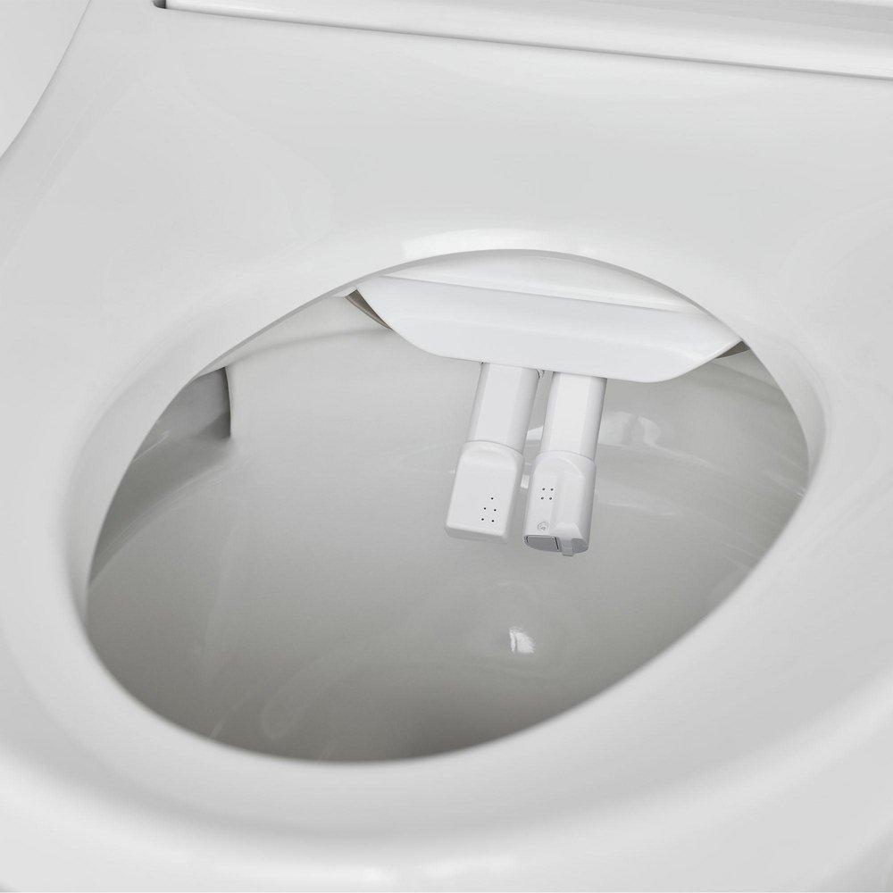 American Standard White Elongated Closed Front Toilet Seat 