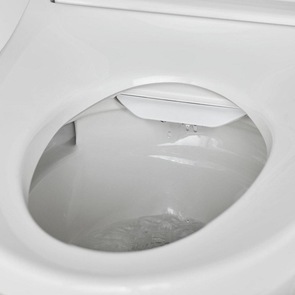 American Standard White Elongated Closed Front Toilet Seat 