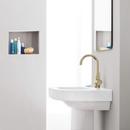 GROHE Brushed Nickel Infinity Finish Single Handle Monoblock Bathroom Sink Faucet 