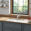 American Standard Brilliant White 30-1/16 x 19-1/8 in. No Hole Cast Iron Double Bowl Undermount Kitchen Sink 