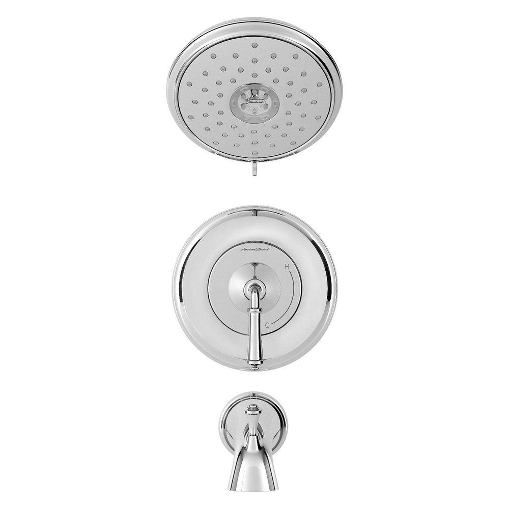 American Standard Polished Chrome Single Handle Multi Function Bathtub & Shower Faucet 