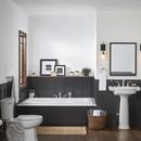 American Standard Polished Chrome Two Handle Widespread Bathroom Sink Faucet 