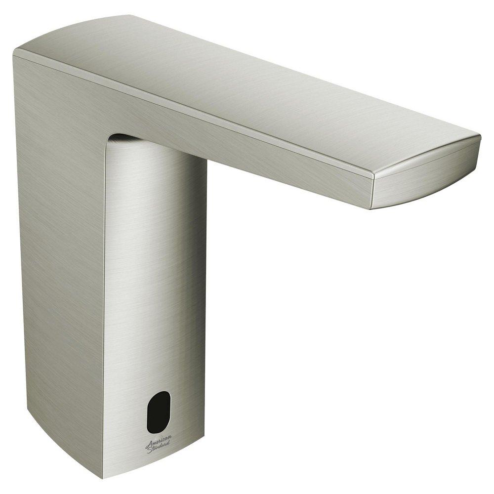 American Standard Brushed Nickel Single Handle Electronic Bathroom Sink Faucet Lever Handle 