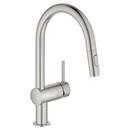 Single Handle Pull Down Kitchen Faucet in SuperSteel Infinity™