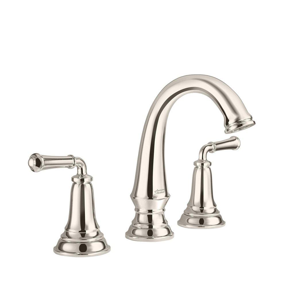 American Standard Polished Nickel PVD Two Handle Widespread Bathroom Sink Faucet 