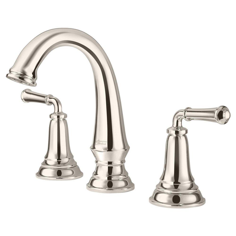 American Standard Polished Nickel PVD Two Handle Widespread Bathroom Sink Faucet 