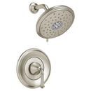 Single Handle Multi Function Shower Faucet in PVD Brushed Nickel