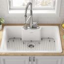 American Standard Brilliant White 33 x 22-1/16 in. Cast Iron Single Bowl Drop-in Kitchen Sink in Brilliant White 