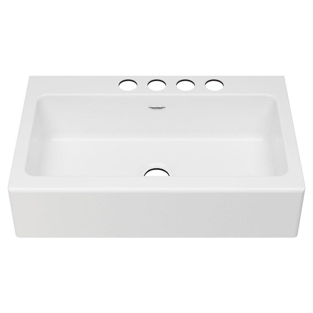 American Standard Brilliant White 36 x 22-1/16 in. Cast Iron Single Bowl Undermount Kitchen Sink in Brilliant White 