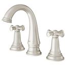 American Standard Brushed Nickel Two Handle Widespread Bathroom Sink Faucet 