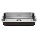 29-3/4 x 18 in. No Hole Stainless Steel Single Bowl Undermount Kitchen Sink