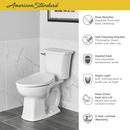 American Standard White Elongated Closed Front Bidet Seat 