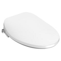 Elongated Closed Front Bidet Seat in White