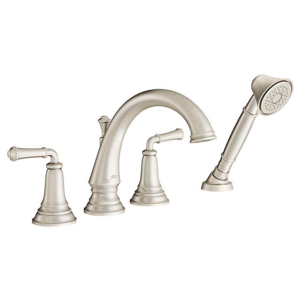 American Standard Brushed Nickel Two Handle Roman Tub Faucet Trim Only 