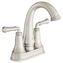 American Standard Brushed Nickel Two Handle Centerset Bathroom Sink Faucet 